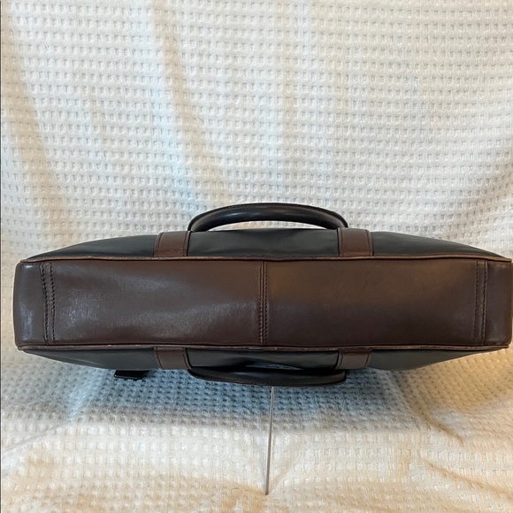 Coach Men's Dual-Tone Leather Briefcase - Picture 6 of 14
